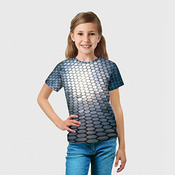 Футболка детская Кольчуга доспехи среднивековья, цвет: 3D-принт — фото 2