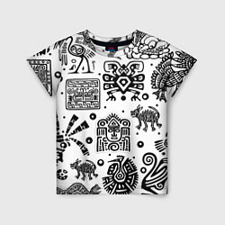 Детская футболка Знаки племени Майя