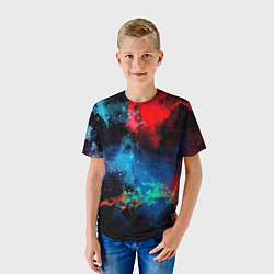 Футболка детская Цветовая палитра, цвет: 3D-принт — фото 2