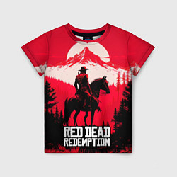 Футболка детская Red Dead Redemption, mountain, цвет: 3D-принт