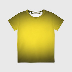 Футболка детская Желтый градиент, цвет: 3D-принт