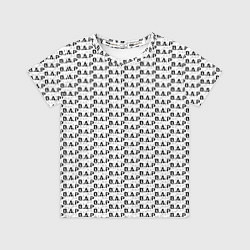 Футболка детская B A P pattern logo, цвет: 3D-принт