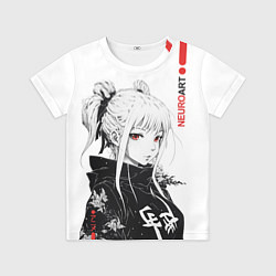 Футболка детская Anime timid girl, цвет: 3D-принт