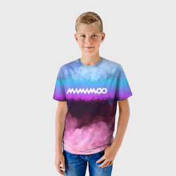 Футболка детская Mamamoo clouds, цвет: 3D-принт — фото 2