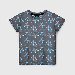 Детская футболка Паттерн с голубыми собаками