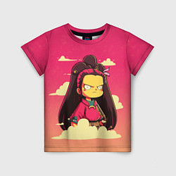 Детская футболка Kamado Nezuko simpson