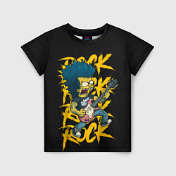 Футболка детская Rock Simpson, цвет: 3D-принт