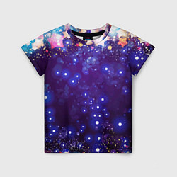 Детская футболка Звездочки - космическое небо