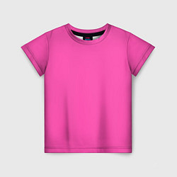 Детская футболка Кислотный розовый