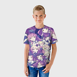 Футболка детская Японские девушки в стиле анимэ, цвет: 3D-принт — фото 2