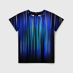Детская футболка Neon line stripes