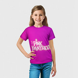 Футболка детская Pink panther, цвет: 3D-принт — фото 2