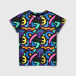 Детская футболка Multicolored texture pattern