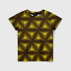 Детская футболка Желтые треугольники