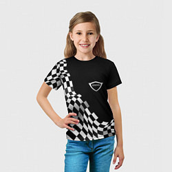 Футболка детская Genesis racing flag, цвет: 3D-принт — фото 2