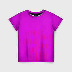 Детская футболка Паттерн в стиле модерн розовый яркий