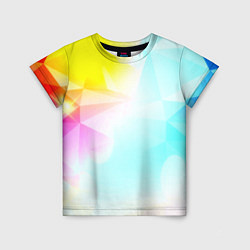 Детская футболка Gradient colors geometry