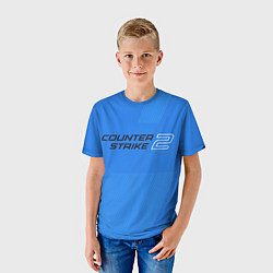 Футболка детская Counter Strike 2 с логотипом, цвет: 3D-принт — фото 2