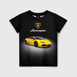 Детская футболка Спорткар Lamborghini Aventador