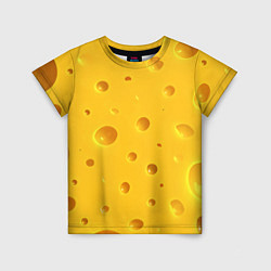 Детская футболка Сырная текстура