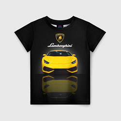Детская футболка Итальянский суперкар Lamborghini Aventador