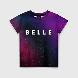 Детская футболка Belle gradient space