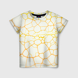 Детская футболка Жёлтые разломы