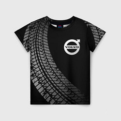 Детская футболка Volvo tire tracks