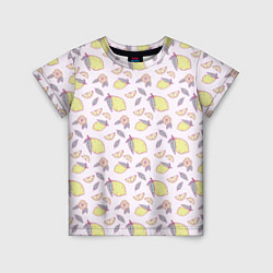 Детская футболка Лимоны паттерн