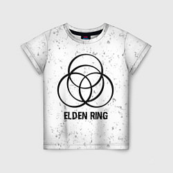 Футболка детская Elden Ring glitch на светлом фоне, цвет: 3D-принт