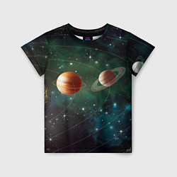 Детская футболка Планетная система