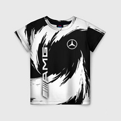 Детская футболка Mercedes benz - white color