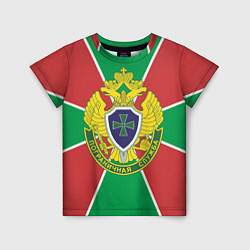 Футболка детская Пограничная служба - герб ПВ, цвет: 3D-принт