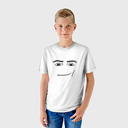 Футболка детская Одежда Man Face Roblox, цвет: 3D-принт — фото 2