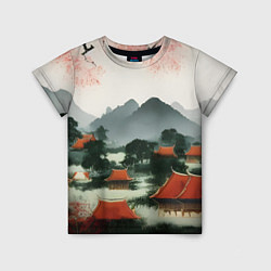 Детская футболка Китайская деревня