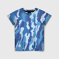 Детская футболка Blue military