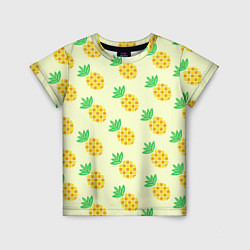 Детская футболка Летние ананасы