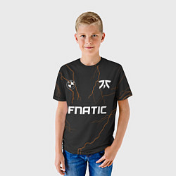 Футболка детская Форма Fnatic молнии, цвет: 3D-принт — фото 2