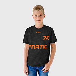 Футболка детская Форма Fnatic pixels, цвет: 3D-принт — фото 2