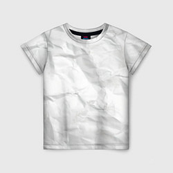 Детская футболка Мятая бумага - текстура