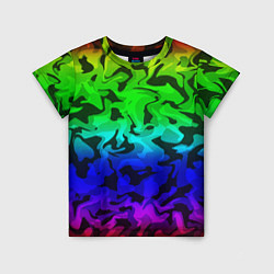 Детская футболка Камуфляж спектр