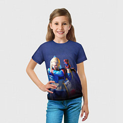 Футболка детская Street Fighter 6: Cammy, цвет: 3D-принт — фото 2