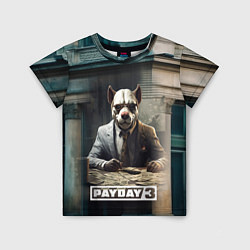 Футболка детская Payday 3 dog, цвет: 3D-принт