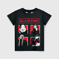 Футболка детская Blackpink retro girls, цвет: 3D-принт