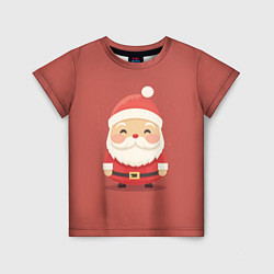 Детская футболка Санта Клаус: арт нейросети