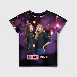 Футболка детская Blackpink purple, цвет: 3D-принт