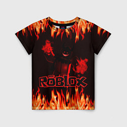 Детская футболка Fire Roblox