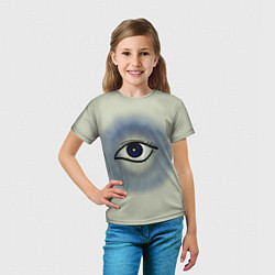 Футболка детская Мой глаз, цвет: 3D-принт — фото 2