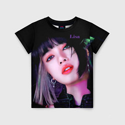 Детская футболка Blackpink Lisa brunette