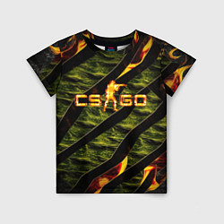 Детская футболка CS GO fire
